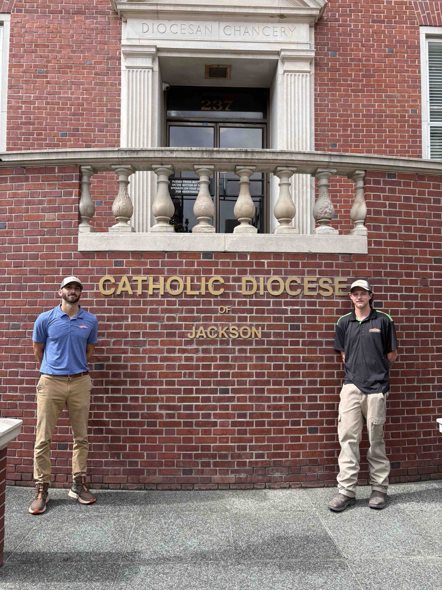 🧹🛠 SERVPRO is at the Catholic Diocese of Jackson! We assist with fire, water, or mold restoration 24/7. 🤝 Call 601-353-2286! #SERVPROStrong #CommunityFirst #JacksonMS #CommercialRestoration #TrustedProfessionals #HistoricRestoration #SERVPROOfJackson