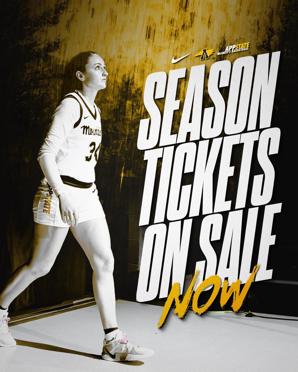 Basketball season is just around the corner!🏀⛹️‍♀️

Secure your season tickets TODAY ⤵️

🎟️: goapp.st/2025-26_Season…

🗞️: appstatesports.com/news/2025/8/26…

#RareAir
