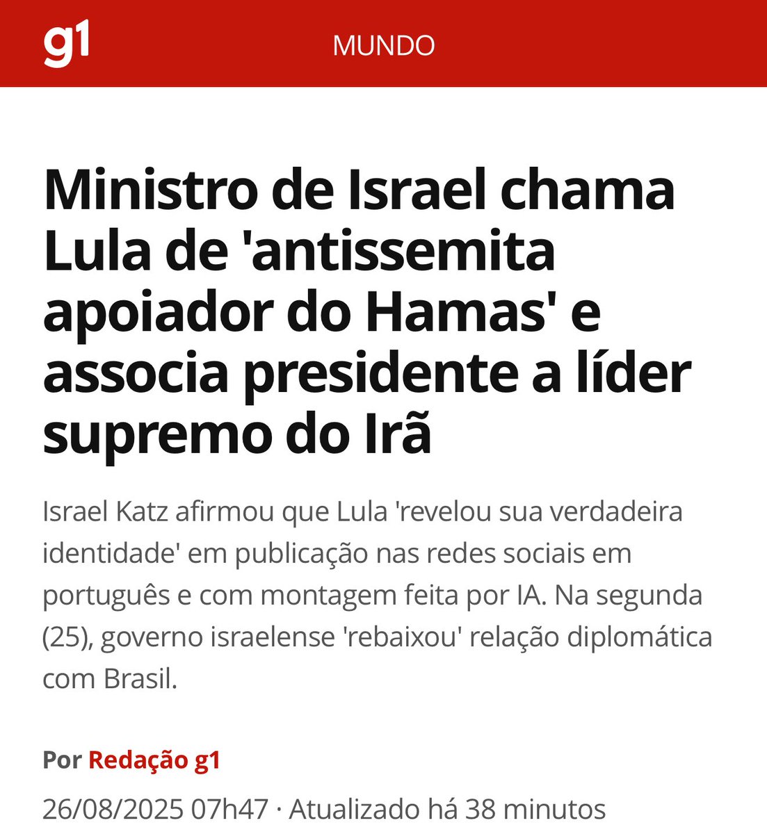 Lula é traidor da pátria, dos aposentados e da democracia.

Busca apoio da China para censurar redes sociais, resgata com avião oficial a ex-primeira dama do Peru condenada por corrupção, afronta justiça argentina pedindo liberdade para Cristina Kirchner (também condenada por
