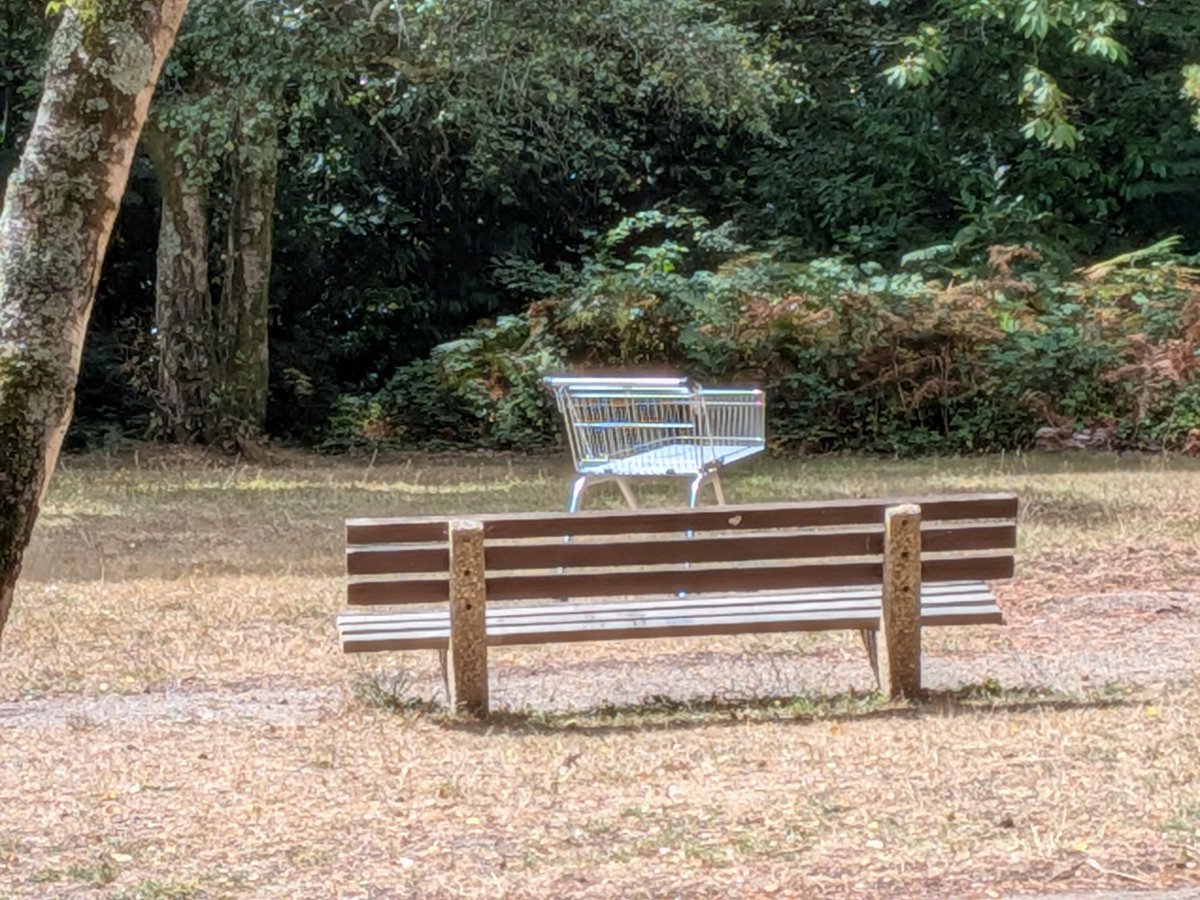 This is not just an abandoned trolley…
This is an M&amp;S abandoned trolley
#Posh