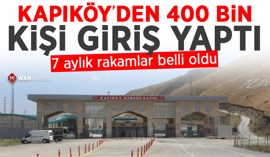 7 aylık rakamlar belli oldu! Kapıköy’den 400 bin kişi giriş yaptı wanhaber.com/7-aylik-rakaml…