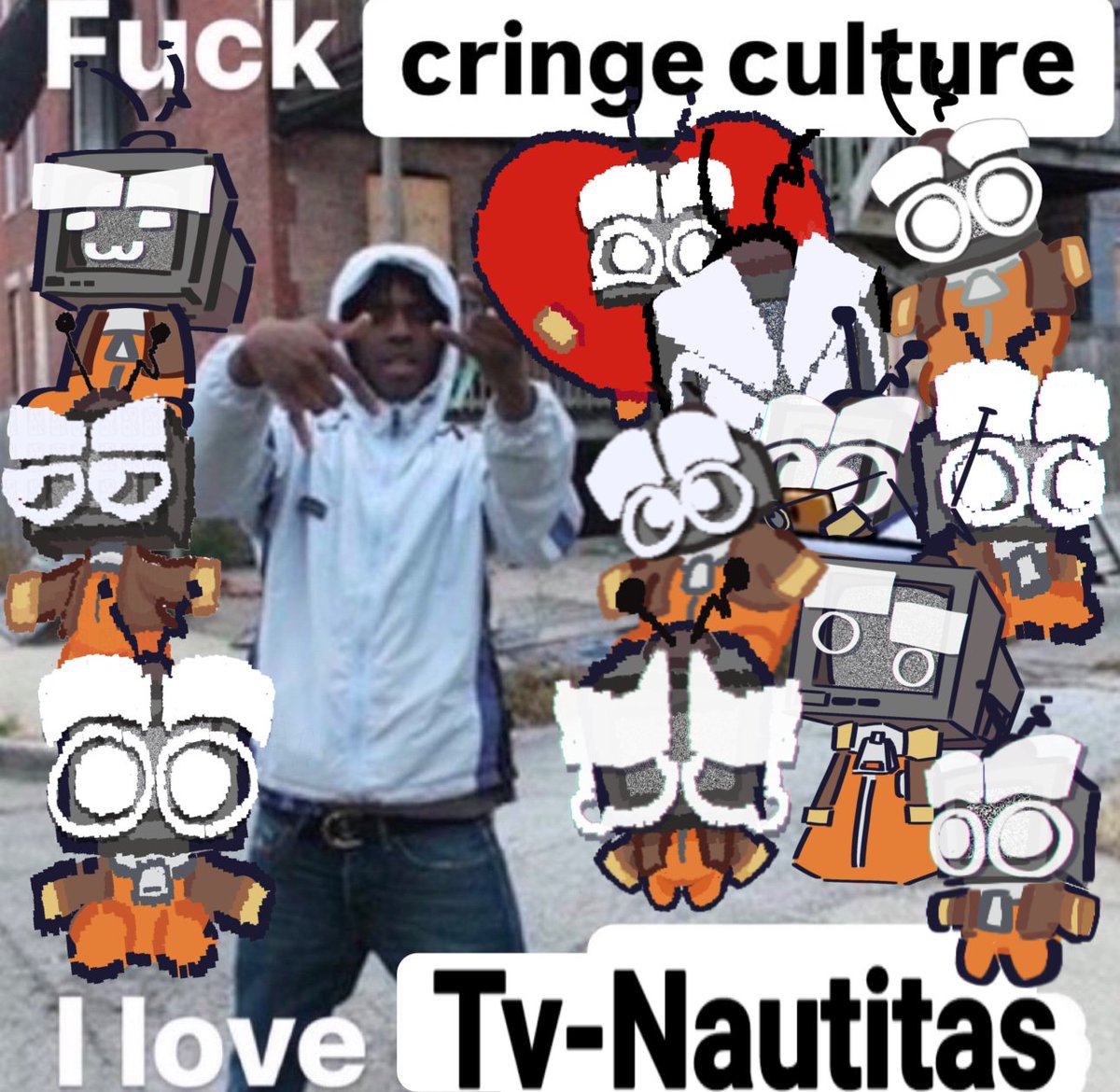 No sabía que tenía tantos pngs del tvnautita (al chile qué buen diseño de personaje tiene) #nausurero