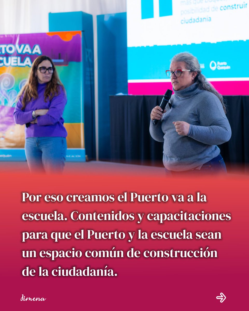 La escuela y el puerto construyen ciudadanía.
Por eso creamos el Puerto va a la escuela: capacitaciones y contenidos para que el puerto y la comunidad crezcan juntos. 🌊📚

Creemos en instituciones que abracen a las pibas y los pibes, cremos en las y los docentes que educan desde