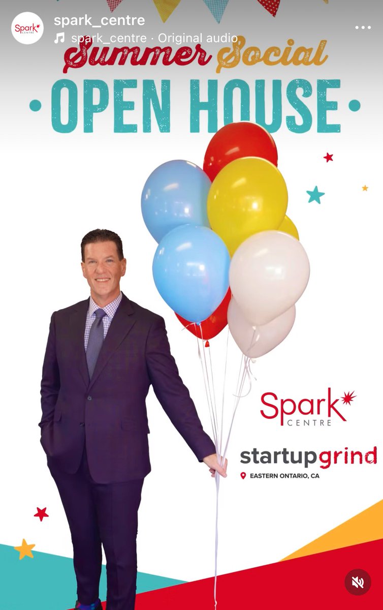 Thanks to all who joined us at the <a href="/spark_centre/">Spark Centre</a> Summer Social. 

Spark provides a platform that brings together vision and execution - where founders, funders and experts come together to transform the future. 

I’m looking forward to collaborating to build the future…