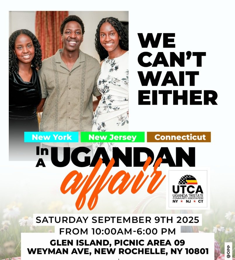 Uganda Tri-state Community Association (@utcaorg) on Twitter photo ....When Ugandans in the Diaspora Meet, someone wins at Omweso, but everyone wins with food, kaboozi and laughter.
Join us on September 13, 2025 for a Ugandan Picnic at Glen Island, New Rochelle, New York.
cc <a href="/ugandamissionun/">Uganda Mission UN</a>
#UgandanPicnic #NewYork #UTCA #UgandansInDiaspora ....When Ugandans in the Diaspora Meet, someone wins at Omweso, but everyone wins with food, kaboozi and laughter.
Join us on September 13, 2025 for a Ugandan Picnic at Glen Island, New Rochelle, New York.
cc <a href="/ugandamissionun/">Uganda Mission UN</a>
#UgandanPicnic #NewYork #UTCA #UgandansInDiaspora
