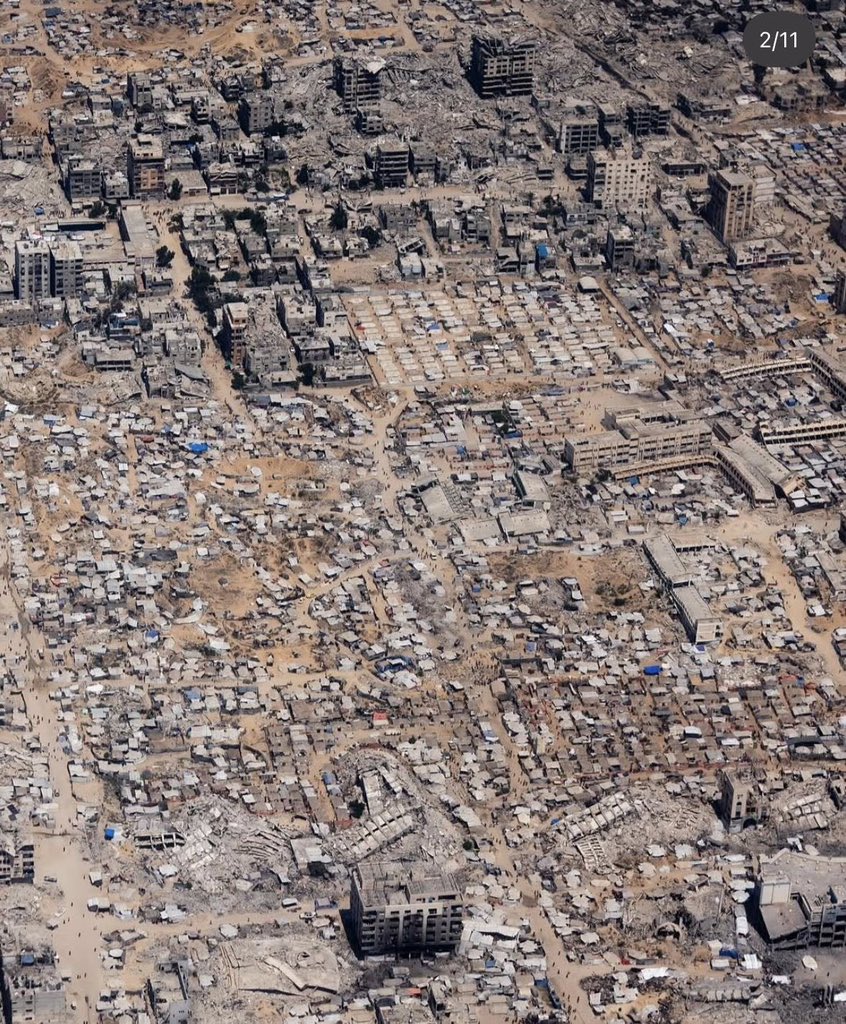 Motasem A Dalloul (@abujomaagaza) on Twitter photo Destruction Rates in Gaza (Satellite Data):
๐ Rafah โ 100% destroyed
๐ Beit Hanoun โ 100% destroyed
๐ Al-Mughraqa & Juhr al-Dik โ 100% destroyed
๐ Khan Younis โ 90% destroyed
๐ Beit Lahia โ 90% destroyed
๐ Jabalia โ 80% destroyed
๐ East Gaza โ 80% destroyed
๐ Sheikh Destruction Rates in Gaza (Satellite Data):
๐ Rafah โ 100% destroyed
๐ Beit Hanoun โ 100% destroyed
๐ Al-Mughraqa & Juhr al-Dik โ 100% destroyed
๐ Khan Younis โ 90% destroyed
๐ Beit Lahia โ 90% destroyed
๐ Jabalia โ 80% destroyed
๐ East Gaza โ 80% destroyed
๐ Sheikh