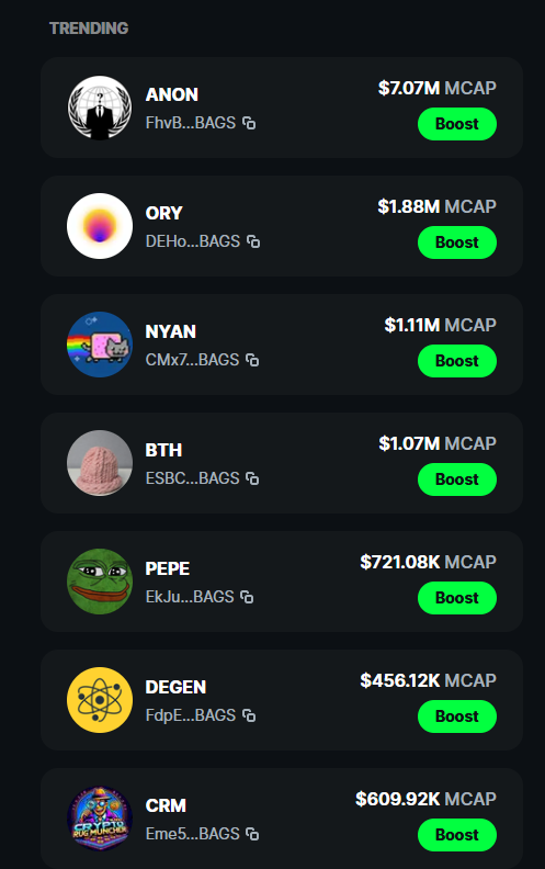 CryptoRugMunch's tweet photo. We are now trending with the big boys on https://t.co/Htwg2yZ4XW. $CRM https://t.co/6bcdGNaLUQ