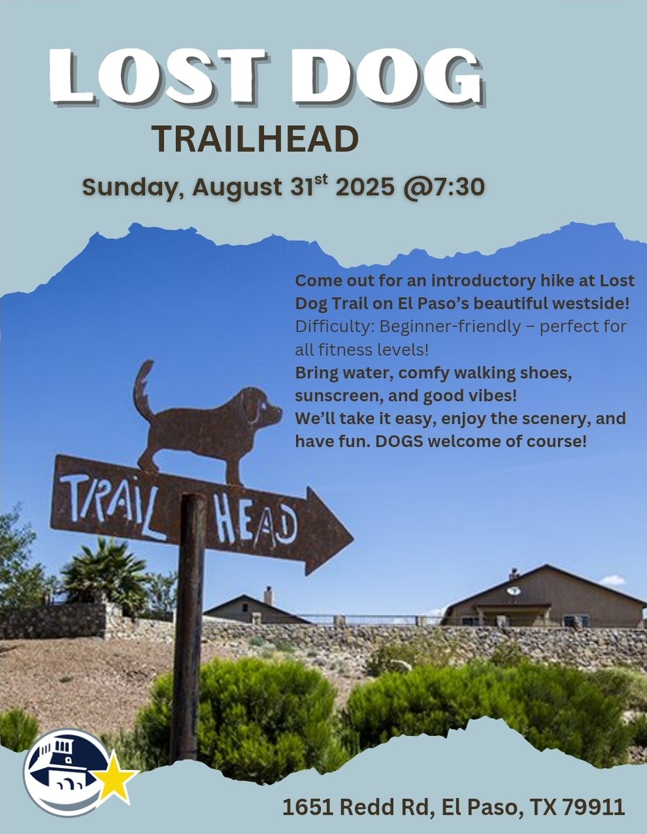 🌟THIS SUNDAY!🌟 Enjoy a fun and easy hike at the Lost Dog Trail! Bring your family and furry friends for a morning of fresh air.⛰️🐾☀️

⏰ 7:30am
🗓️ Sunday, August 31
📍 Lost Dog Trail, 1651 Redd Rd

Learn more ➡️ episd.org/healthyliving 

#ItStartsWithUs