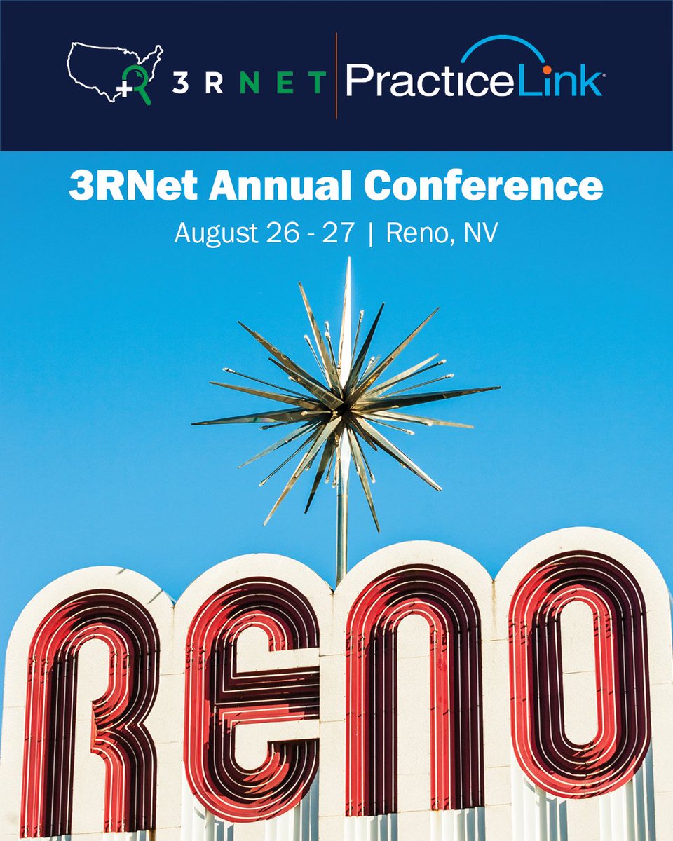 PracticeLink's tweet image. We’re excited to be in Reno, NV for the 3RNet Annual Conference to support recruitment and retention in rural and underserved areas. Visit the PracticeLink Resource Center to explore how this partnership translates to your professional and personal growth. hubs.li/Q03FtCX20
