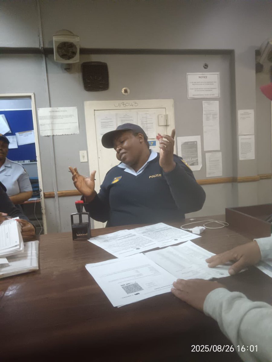 Dereleen James MP (@dereleenj) on Twitter photo A year old baby is in urgent need of care &protection. Granny is at Sophiatown SAPS to report the matter.They don’t have a form 36 which they meant to have and this member not only refuses to give her name she also tells them to return tomorrow. <a href="/SAPoliceService/">SA Police Service 🇿🇦</a> who is she? A year old baby is in urgent need of care &protection. Granny is at Sophiatown SAPS to report the matter.They don’t have a form 36 which they meant to have and this member not only refuses to give her name she also tells them to return tomorrow. <a href="/SAPoliceService/">SA Police Service 🇿🇦</a> who is she?