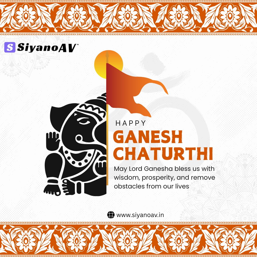 SiyanoAV's tweet photo. This Ganesh Chaturthi, Welcome Bappa &amp; Strong Protection! ✨🌸

✅Just like Lord Ganesha removes obstacles, SiyanoAV Antivirus removes every digital threat from your life.

🛡️ Protect your PC, Laptop &amp; Mobile from viruses, malware &amp; cyber frauds. https://t.co/0rCHLfHLhE
