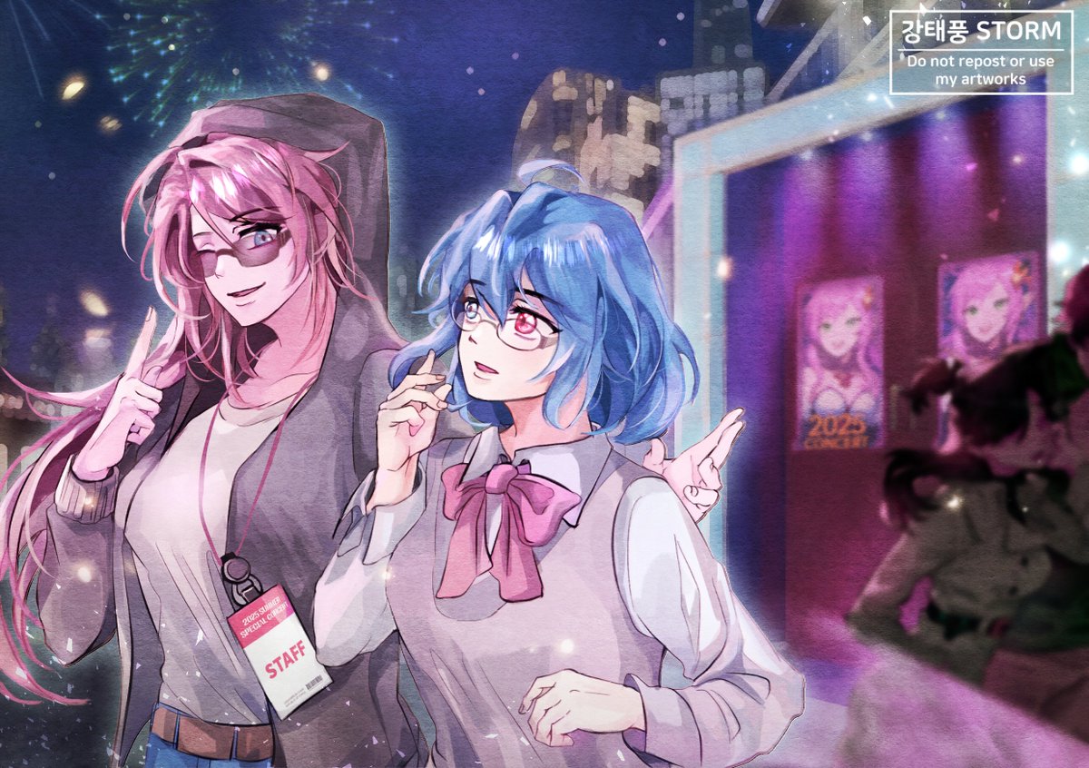 헤헤 지각이야~~~
이번에는 레이&amp;마리로 참여했어요~~!! 그리면서 너무너무 즐거운 합작이었어요😊
멋진 합작 열어주셔서 감사하고, 참여하신 분들 다들 너무너무 수고하셨어욥~!!