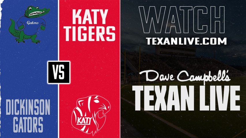 Michael Silvers (@msilvers1979) on Twitter photo There are two Top 25 games in Class 6A to open up the season, and we've got one of them on <a href="/dctf/">Dave Campbell's — TexasFootball.com</a> Texan Live. #8 <a href="/Katyfootball/">Katy Football</a> hosts #16 <a href="/DickinsonFB/">DHSGatorFB</a> on Saturday night at 7. I'm on the call for the fifth meeting all-time between these two programs. #DCTX #txhsfb There are two Top 25 games in Class 6A to open up the season, and we've got one of them on <a href="/dctf/">Dave Campbell's — TexasFootball.com</a> Texan Live. #8 <a href="/Katyfootball/">Katy Football</a> hosts #16 <a href="/DickinsonFB/">DHSGatorFB</a> on Saturday night at 7. I'm on the call for the fifth meeting all-time between these two programs. #DCTX #txhsfb