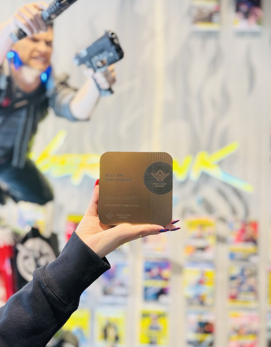 📸 Night City has won Photo Mode Awards!

Last year, an award for the Best Photo Mode in an RPG came for Cyberpunk 2077: Phantom Liberty. We didn’t slow down, and this year, Cyberpunk 2077 took this prize once again!

This wouldn’t have been possible without our amazing