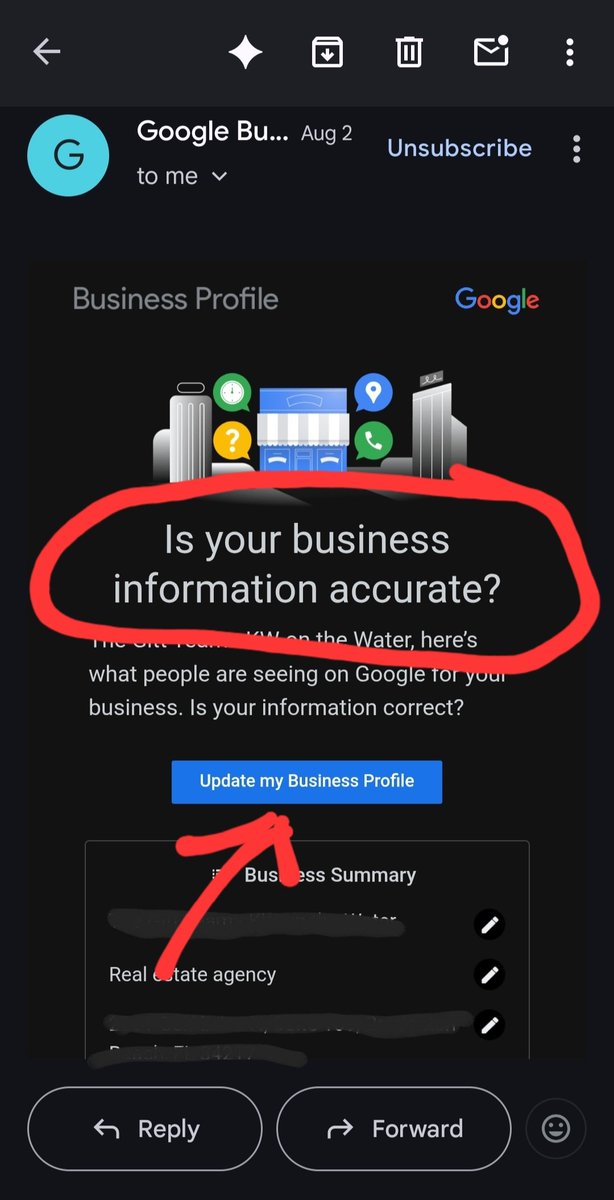 agentderek_'s tweet photo. New Accessibility Attribute to answer (if you are showing a physical address on your profile).

And if you got an email from Google with subject line "Make sure your business information is up to date", this might be why. https://t.co/nDYbLNQhnO