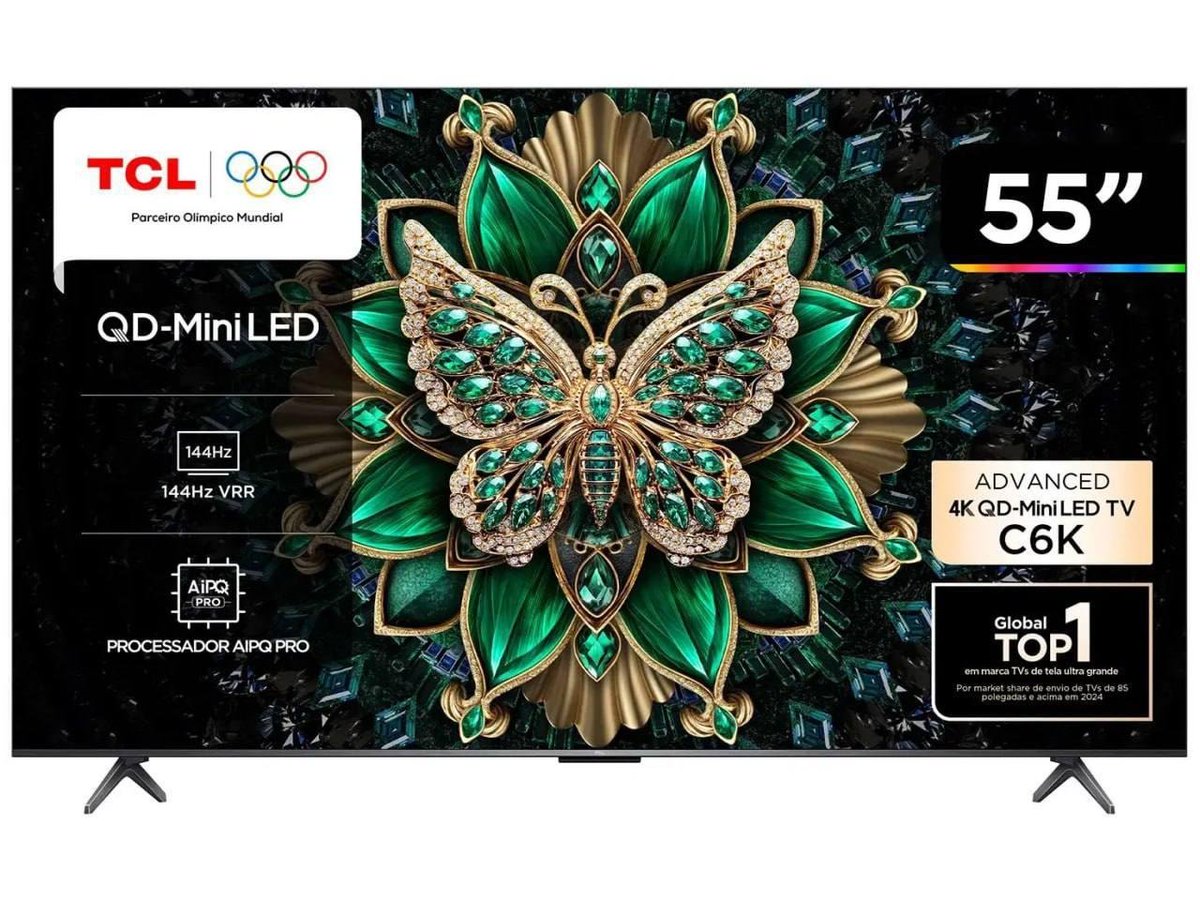 🥇 VOLTOU A TV DE 55'' MINILED NO PREÇO ABSURDO
corre q ontem acabou muito rápido

Smart TV 55" TCL 4K UHD MiniLED 55C6K 120Hz Google TV 

por 2.279 no pix
mercadolivre.com/sec/1aNuT6L