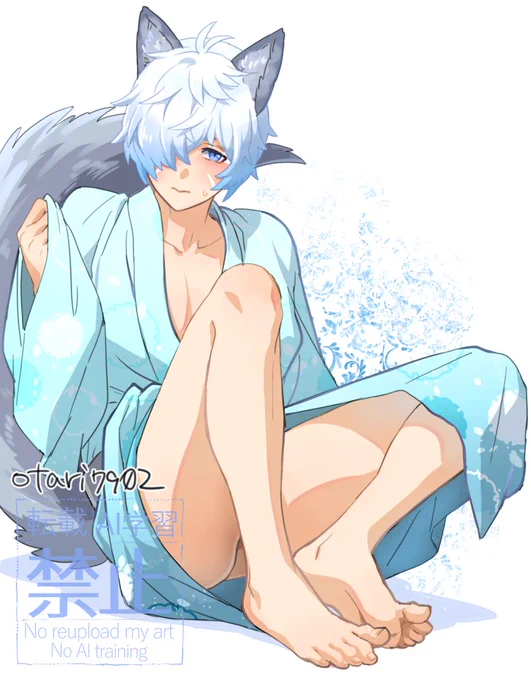 浴衣のフブキさん(はいてない)