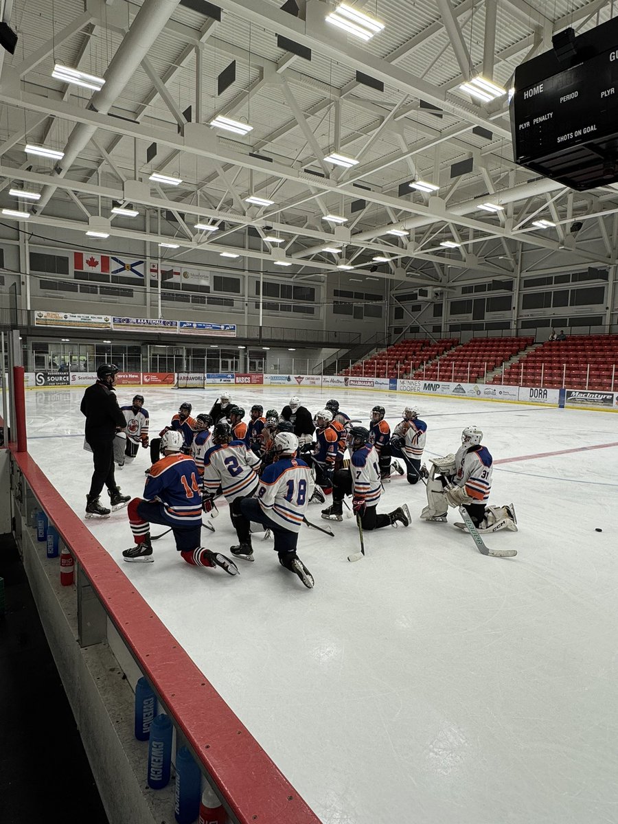 Team 2 on the Ice Now for their Practice!