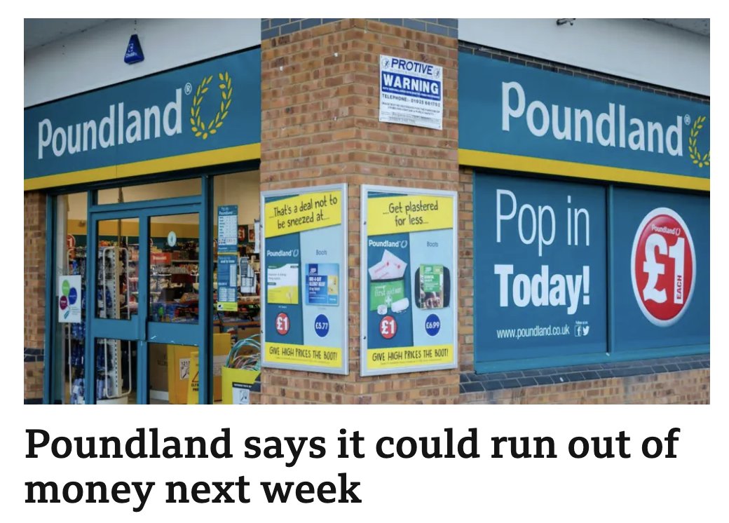 You and me both, Poundland.