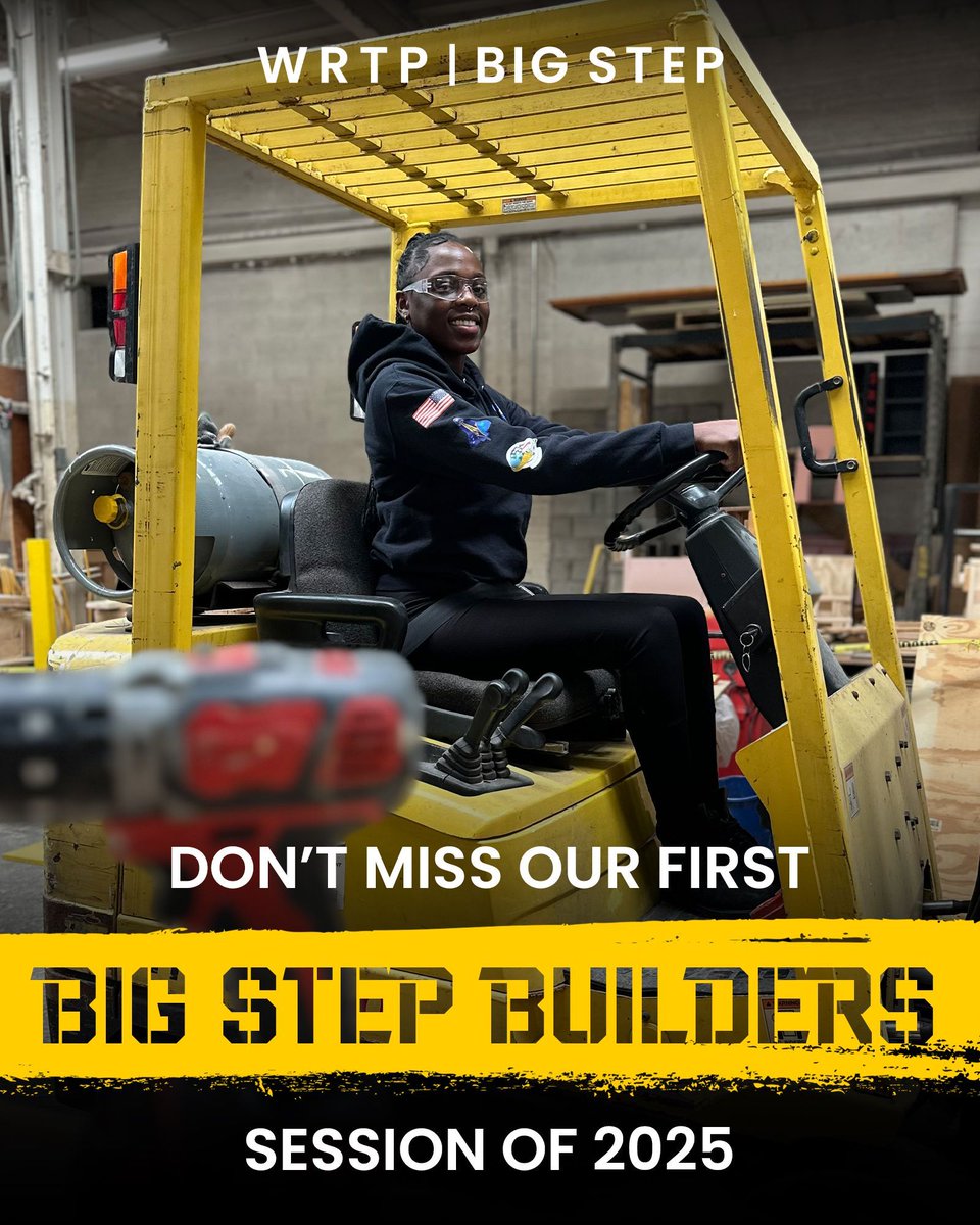 🚨 Last chance to join our first BIG STEP #Builders session of 2025 🚨

Recruitment for our first fall session is August 28! This program is ideal for #highschool juniors &amp; seniors interested in a #union #construction #apprenticeship.

Learn more:
🔗 wrtp.org/event/big-step…
