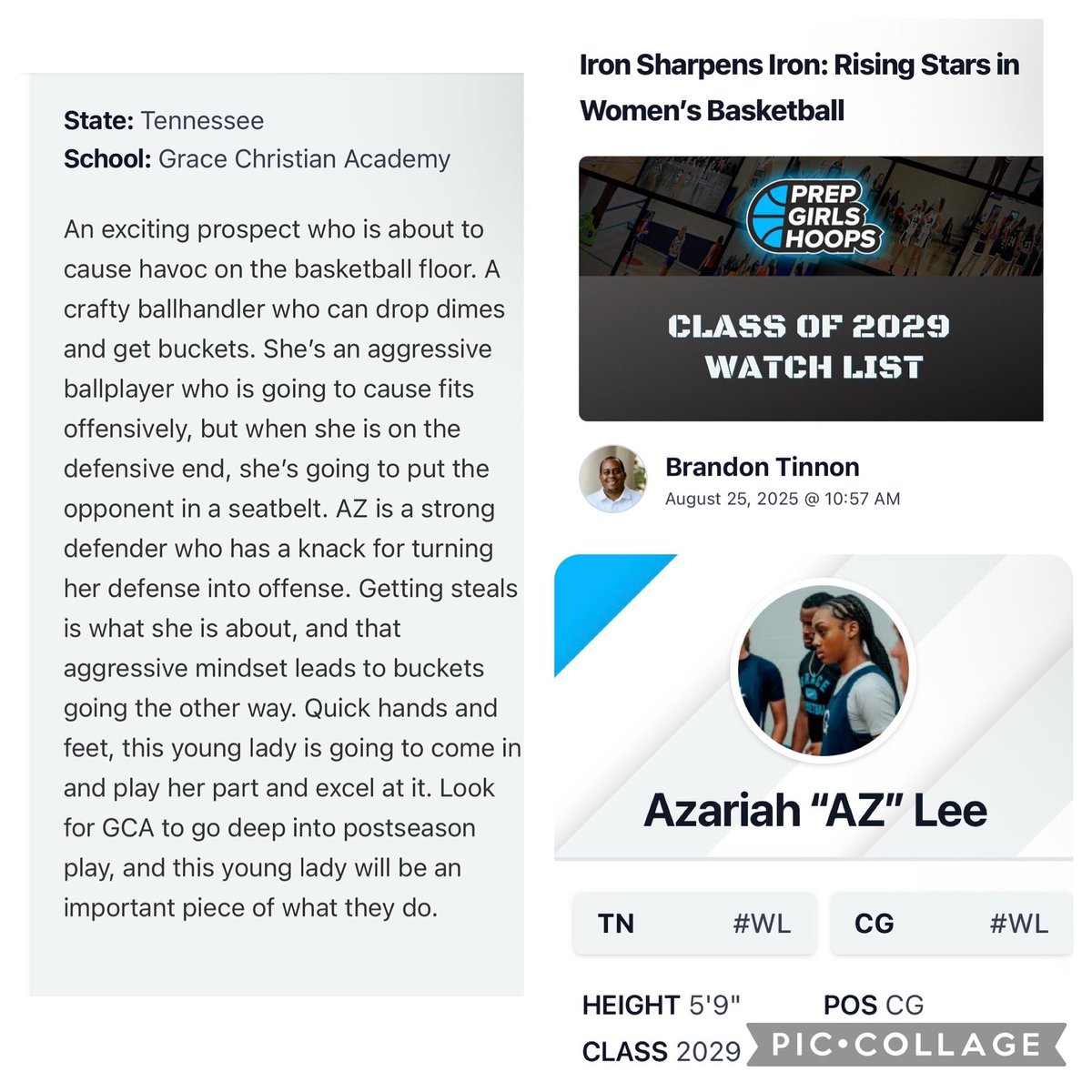 Thank you for the evaluation! Iron Sharpens Iron! <a href="/PGHTennessee/">Prep Girls Hoops Tennessee</a> <a href="/MeadeHoops/">Amanda Meade</a> <a href="/GCARamsWbb/">GCA Rams Women’s Basketball</a> <a href="/KevinMoses38/">Kevin Moses LLC</a> <a href="/BballCrazy/">BballCrazy®</a> <a href="/EconAdjunct/">Sidney A. Johnson, Ph.D.</a>