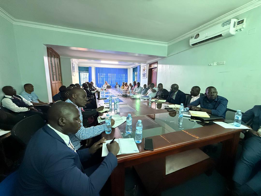 Kiboko (@breth_k) on Twitter photo happening now: <a href="/OfficialFUFA/">FUFA</a> Executive, <a href="/UPL/">StarTimes Uganda Premier League</a> Board, Club Chairpersons and CEOs on further engagement of the FUFA FCDP, on the playing format of the UPL 2025/26 season. The meeting is also discussing the FUFA Exco creation of ‘FUFA Goal Fund’ for the implementation of the FCDP. happening now: <a href="/OfficialFUFA/">FUFA</a> Executive, <a href="/UPL/">StarTimes Uganda Premier League</a> Board, Club Chairpersons and CEOs on further engagement of the FUFA FCDP, on the playing format of the UPL 2025/26 season. The meeting is also discussing the FUFA Exco creation of ‘FUFA Goal Fund’ for the implementation of the FCDP.
