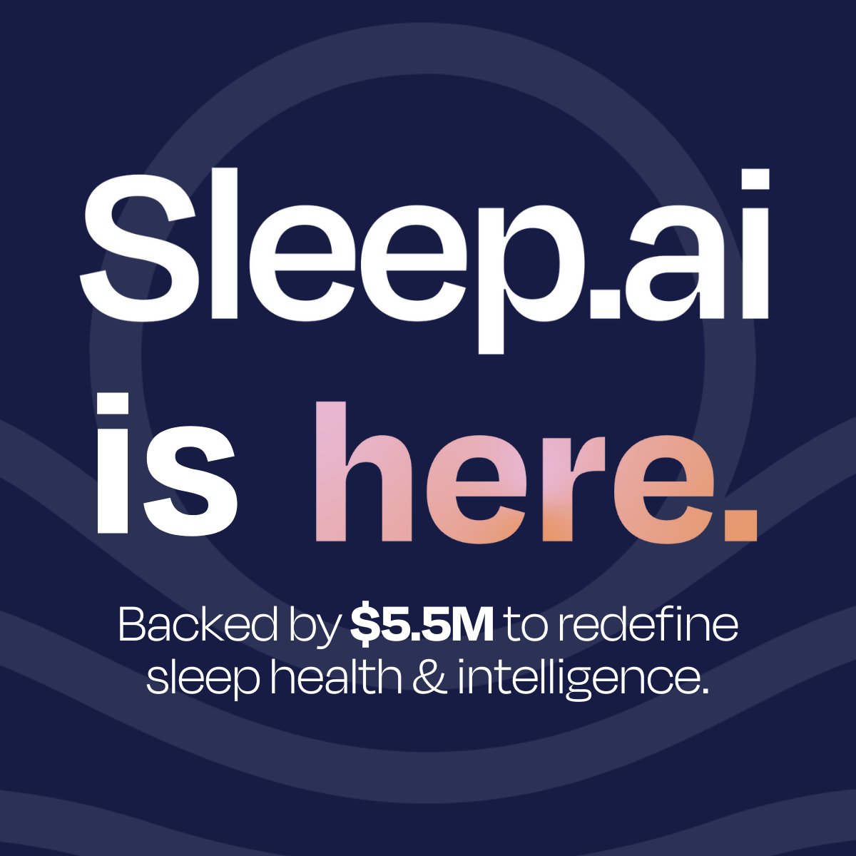 Big news: SleepScore Labs is now Sleep.ai.

Backed by $5.5M in new funding to transform billions of sleep data points into better health outcomes.

#sleeptech #AI #funding
sleep.ai/news/sleepai-r…