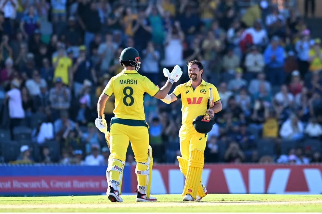 ๊ฑแดแดสแด๊ฑ แดกแดสสแด
๐ (@_mkverma) on Twitter photo ๐จ Highest opening partnership for Australia in men's ODIs:
ยป284 runs : David Warner - Travis Head ๐ ๐ต๐ฐ, Adelaide, 2017
ยป269 runs : Travis Head - David Warner ๐ ๐ด๓ ง๓ ข๓ ฅ๓ ฎ๓ ง๓ ฟ, Melbourne, 2022
ยป259 runs : David Warner - Mitchell Marshย ๐ ๐ต๐ฐ, Bengaluru, 2023
(1/2)
#AUSvsSA ๐จ Highest opening partnership for Australia in men's ODIs:
ยป284 runs : David Warner - Travis Head ๐ ๐ต๐ฐ, Adelaide, 2017
ยป269 runs : Travis Head - David Warner ๐ ๐ด๓ ง๓ ข๓ ฅ๓ ฎ๓ ง๓ ฟ, Melbourne, 2022
ยป259 runs : David Warner - Mitchell Marshย ๐ ๐ต๐ฐ, Bengaluru, 2023
(1/2)
#AUSvsSA