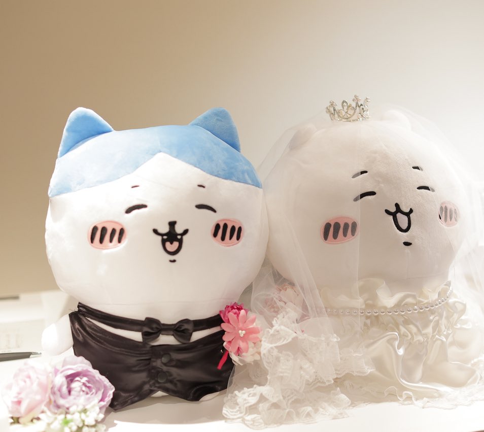 chi_napi6v6's tweet photo. 結婚式を挙げました💒
ブライダル仕様のちいハチは母のお手製です✂ https://t.co/pd57Yqm3zX