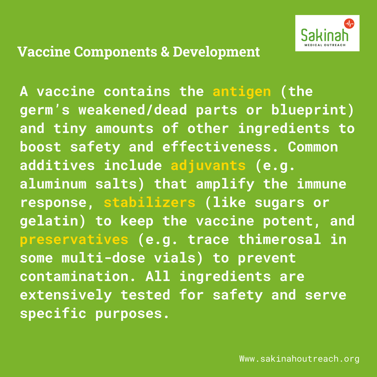 sakinahNGO's tweet photo. Don’t fall for misinformation. Educate yourself, protect your family, and empower your community. Public health is not just the government’s job—it’s our shared responsibility.

#GetVaccinatedNow #VaccineWork https://t.co/u07l5XL2w2