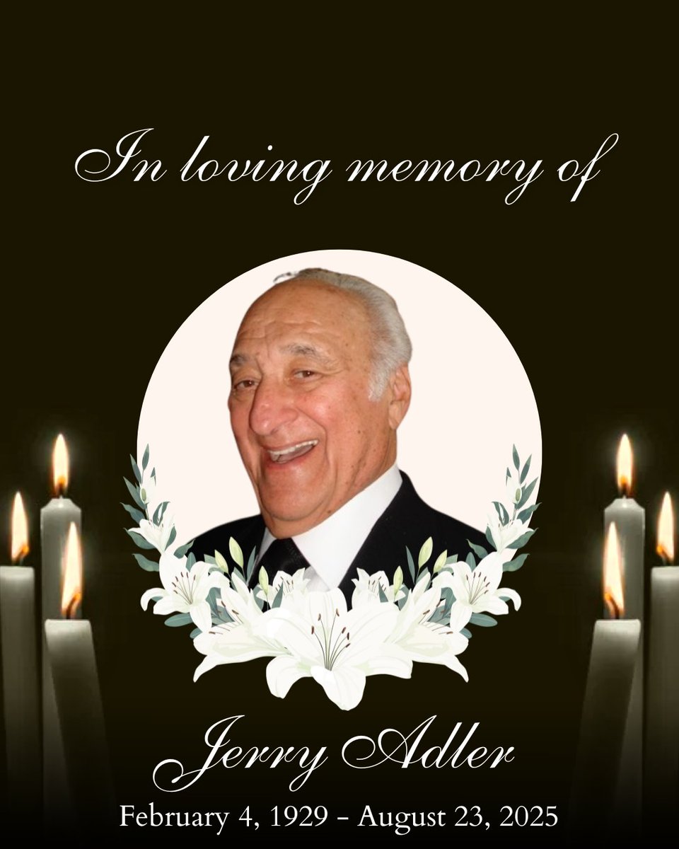 It is with great sadness that we acknowledge the loss of one of our authors, Jerry Adler. Our condolences go out to his family, friends, &amp; all who knew and loved him. It was an honor to have been able to work with him and share his life story with the world.  

Rest in peace 🕊️
