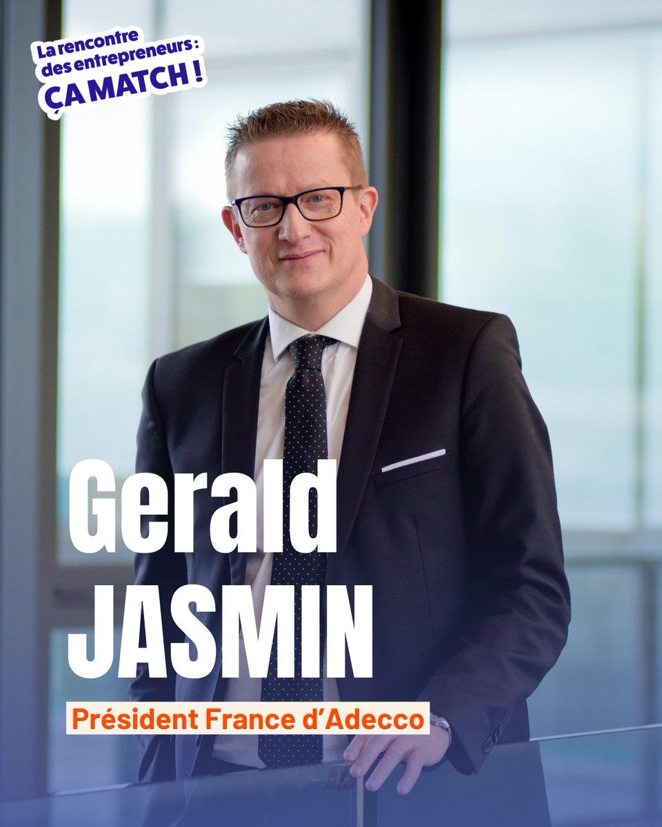 MEDEF Lyon-Rhône (@medeflyonrhone) on Twitter photo Le 16 septembre prochain, à La Sucrière, Gérald JASMIN, Président France d’Adecco, prendra la parole dans la keynote d’envol : « L’entreprise face aux mutations technologiques et aux nouveaux rapports économiques » à 9h30 lors de “La rencontre des entrepreneurs : ça match !” Le 16 septembre prochain, à La Sucrière, Gérald JASMIN, Président France d’Adecco, prendra la parole dans la keynote d’envol : « L’entreprise face aux mutations technologiques et aux nouveaux rapports économiques » à 9h30 lors de “La rencontre des entrepreneurs : ça match !”