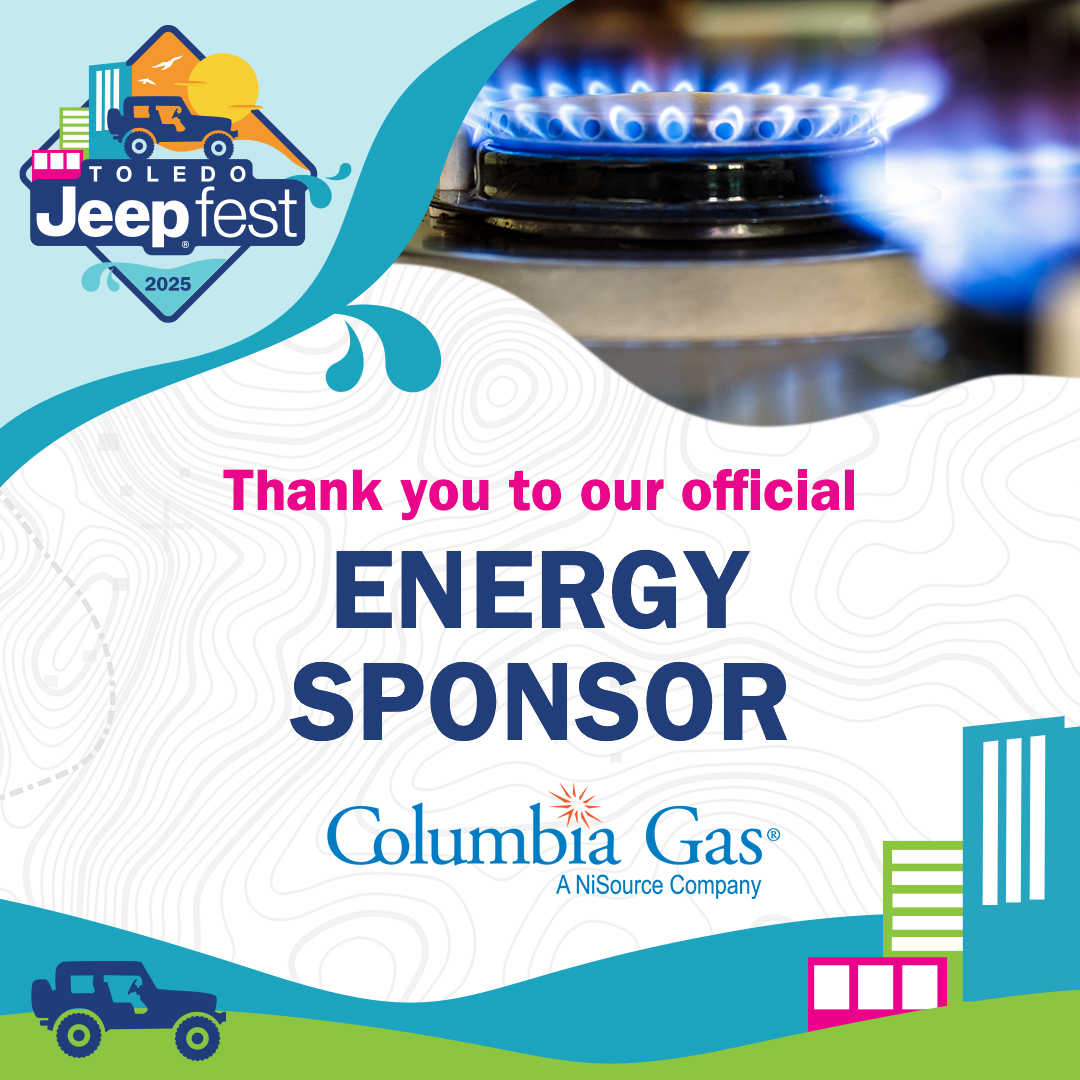 ToledoJeepFest (@toledojeepfest) on Twitter photo Energy For What Matters Most. Our Official Energy Sponsor is <a href="/ColumbiaGasOhio/">Columbia Gas of Ohio</a>. Thank you for supporting Toledo Jeep Fest.
#tjf2025 #jeeplife Energy For What Matters Most. Our Official Energy Sponsor is <a href="/ColumbiaGasOhio/">Columbia Gas of Ohio</a>. Thank you for supporting Toledo Jeep Fest.
#tjf2025 #jeeplife