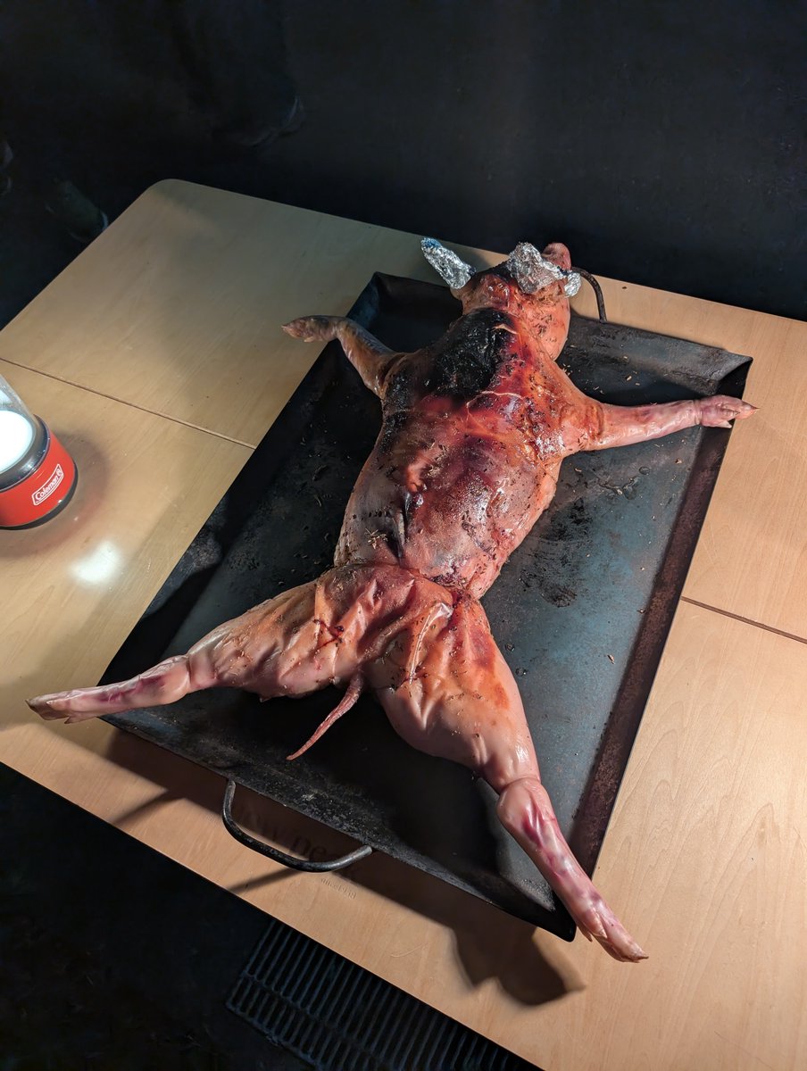 実績解除：豚の丸焼き