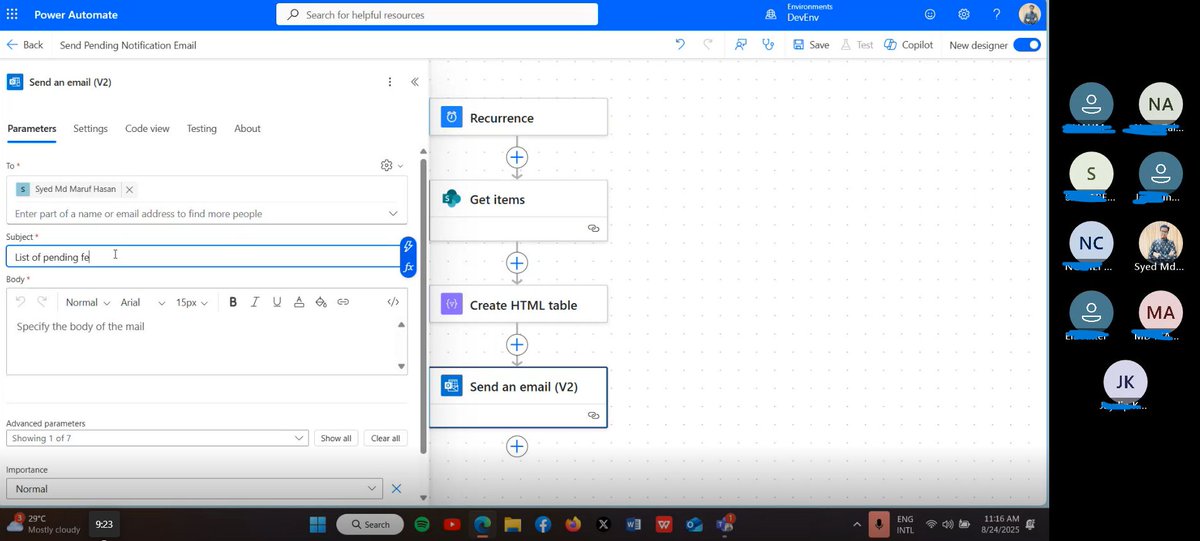 appdevsyed's tweet image. 🌍 Milestone! Completed a 4-day free global virtual training on Microsoft Power Platform (Power Apps + Power Automate + SharePoint) for students &amp;amp; beginners! 

Proud to be a Bangladeshi trainer in Malaysia 🇧🇩🇲🇾 Huge thanks to the community!

@MSPowerPlat