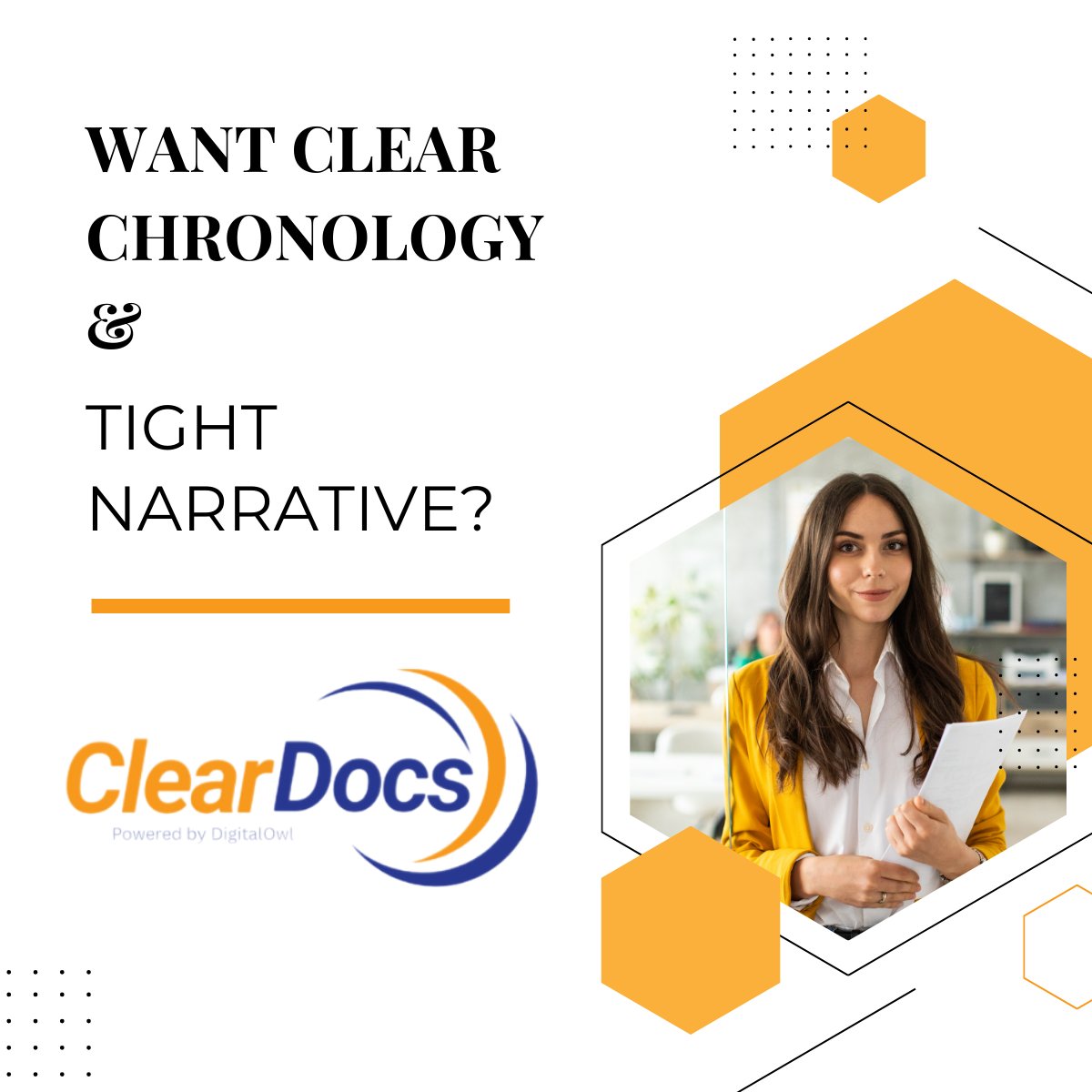 ⚖️In personal injury cases, lawyers rely on medical records to establish a compelling timeline. 

👉 Ready to see how our #ClearDocs service can strengthen your next case? Let's connect.

#PersonalInjuryLaw #LitigationSupport
#CasePreparation #TerraNovaNow #Lawyer #AI