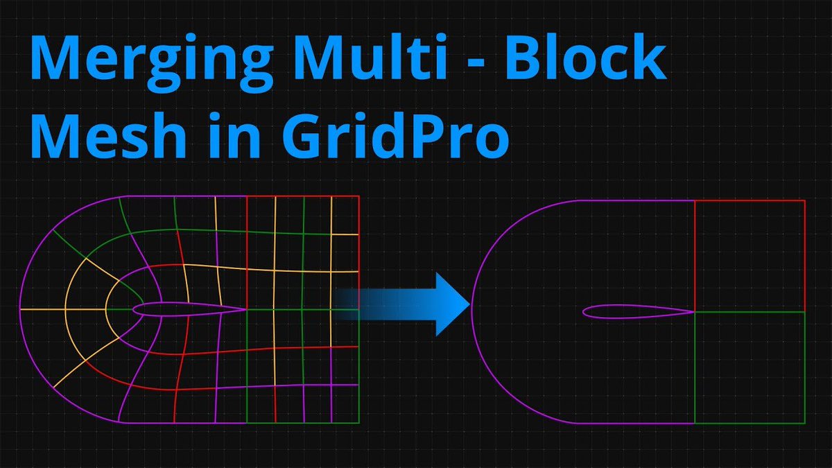 GridPromesh's tweet image. Learn how to merge the multi-block meshes in #GridPro. 

This is useful in cases where there is an upper limit in the number of blocks the #CFD solver can use, or also in cases where the solver has it&apos;s own partitioning #algorithm. 

hubs.ly/Q03FtPkz0