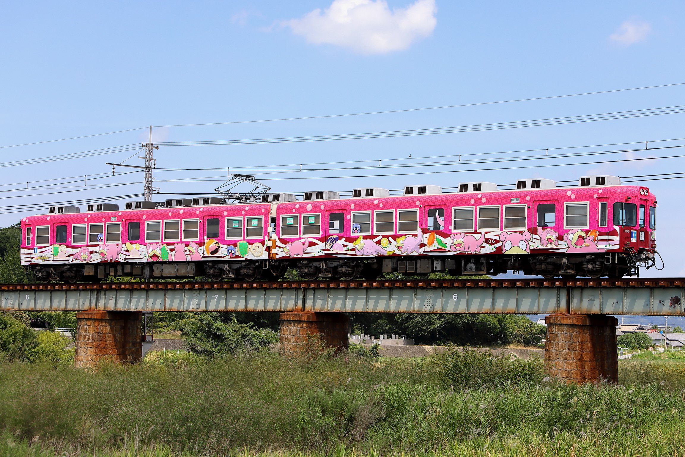 【特製品】高松琴平電気鉄道1100形　うどん県×ヤドン号　琴電 ヤドンの電車 うどん県×ヤドン号 ことでん琴平線 高松琴平電気