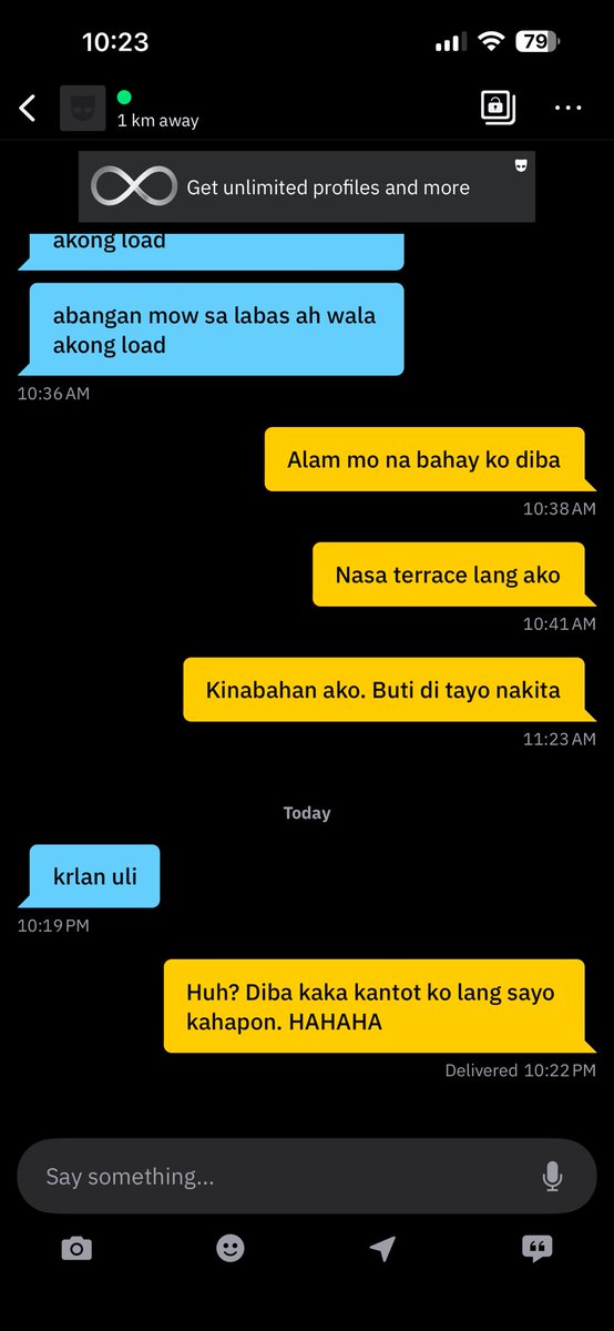 Grabe ba boss. HAHAHA

May gayuma yata yung laway ko na kinain niya. Kakahapon lang eh nag aaya na ulit. HAHAHA