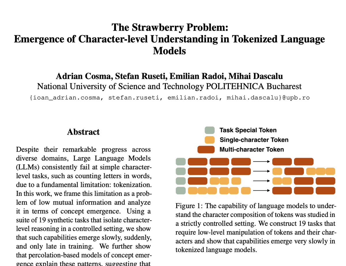 vikhyatk's tweet photo. cool paper, makes me want to train another tokenizer https://t.co/0D5LgBLJeX