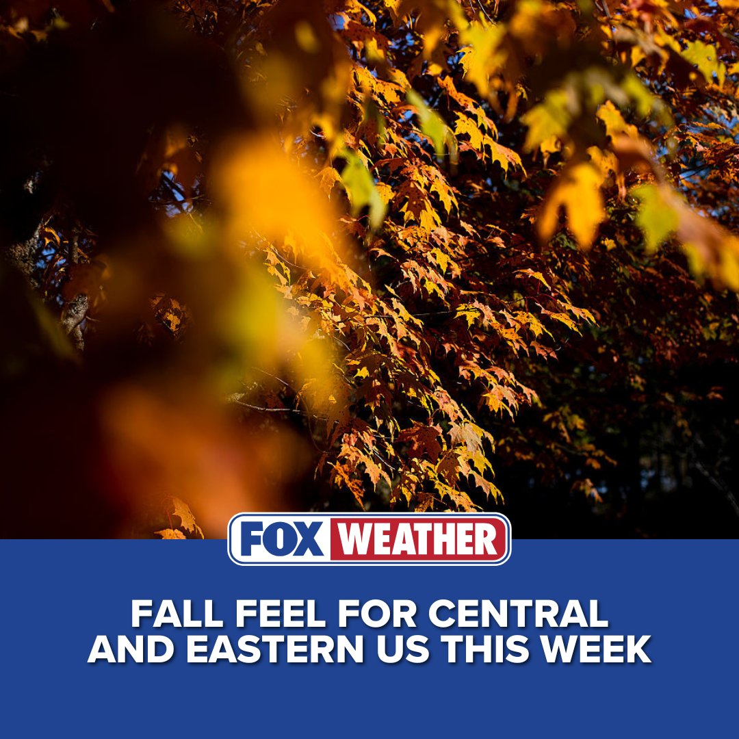 🍂FALL FEEL: A cold front has ushered in fall-like temperatures for the final week of August. Many places across the central and eastern U.S. could see temperatures 15-20 degrees below average this week. Full details and your forecast: foxweather.com/weather-news/c…