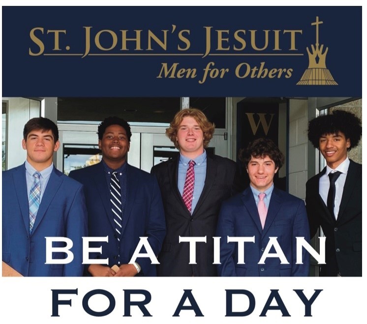 Titan for Day visits kick off September 4th!  Contact the Office of Admissions at admissions@sjjtitans.org or (419) 720-0797 to schedule or go to sjjtoledo.org/admissions/. #BeATitan