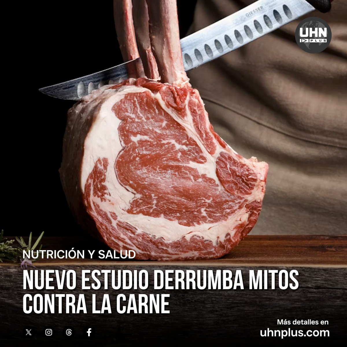 UHN_Plus's tweet photo. 🇺🇸🇨🇦 | Un estudio con más de 16 mil adultos concluye que las proteínas animales no aumentan el riesgo de muerte; por el contrario, muestran un efecto protector frente a cáncer y enfermedades cardiovasculares.

Entérate de todo 👉🏻 https://t.co/Fg3CDVg0rs https://t.co/krGSvBFiAT