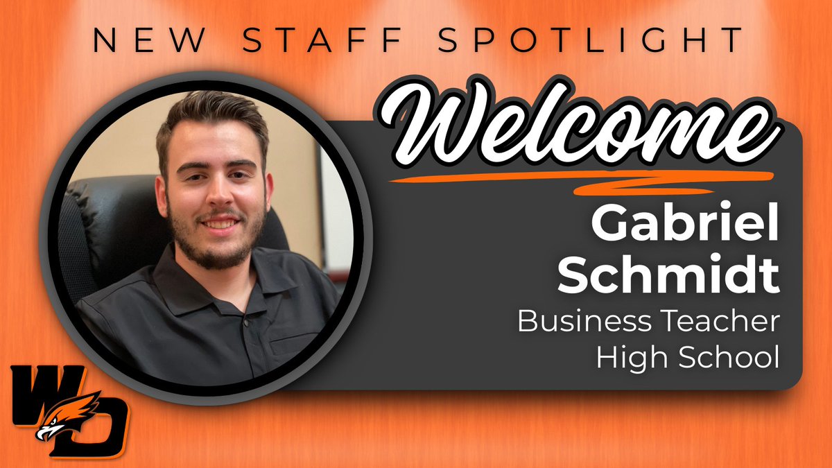 We’re excited to welcome Gabriel Schmidt as our new business teacher! 🙌

He’s eager to share his knowledge and passion for business with students while helping them prepare for life after high school. Welcome to the team!