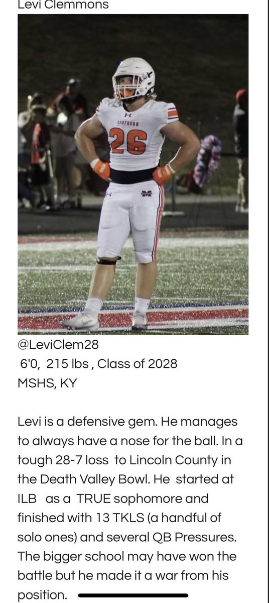 Honored to be in the running for “Player of the Week” by <a href="/KevinMoses38/">Kevin Moses LLC</a> Scouting. I’d be grateful for your vote! Click on the link below to vote…

<a href="/LippertScouting/">Ryan Lippert</a> 
<a href="/drew_toennies/">Drew Toennies</a> 
<a href="/mshsfb_eagles/">MSHS Football</a> 
<a href="/SportPrepX/">SportPrepX</a> 
<a href="/SportsXFilm/">SportsXFilm</a> 
<a href="/UltraPreps/">UltraPreps</a> 
<a href="/KYFUTURESTARS/">Ricco Hughes</a> 
<a href="/KPGfootball/">Kentucky Prep Gridiron</a> 
<a href="/ODFBall/">Offense🏈Defense</a>