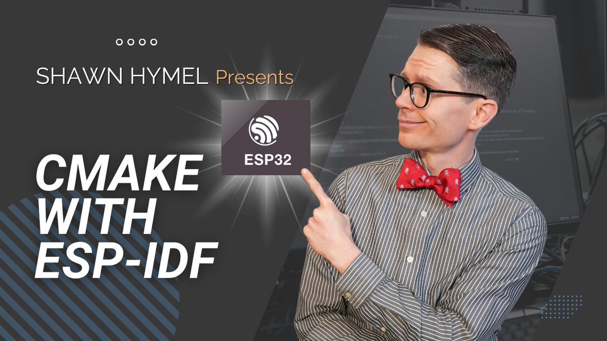 ShawnHymel's tweet image. In #ESPIDF, `idf.py build` calls CMake under the hood. Ignoring Kconfig parameters, you can manually build #ESP32 projects with:
cmake -DIDF_TARGET=esp32s3 -G "Ninja" -S . -B build/
cmake --build build/
Check out my full post in the replies! #IoT #embedded