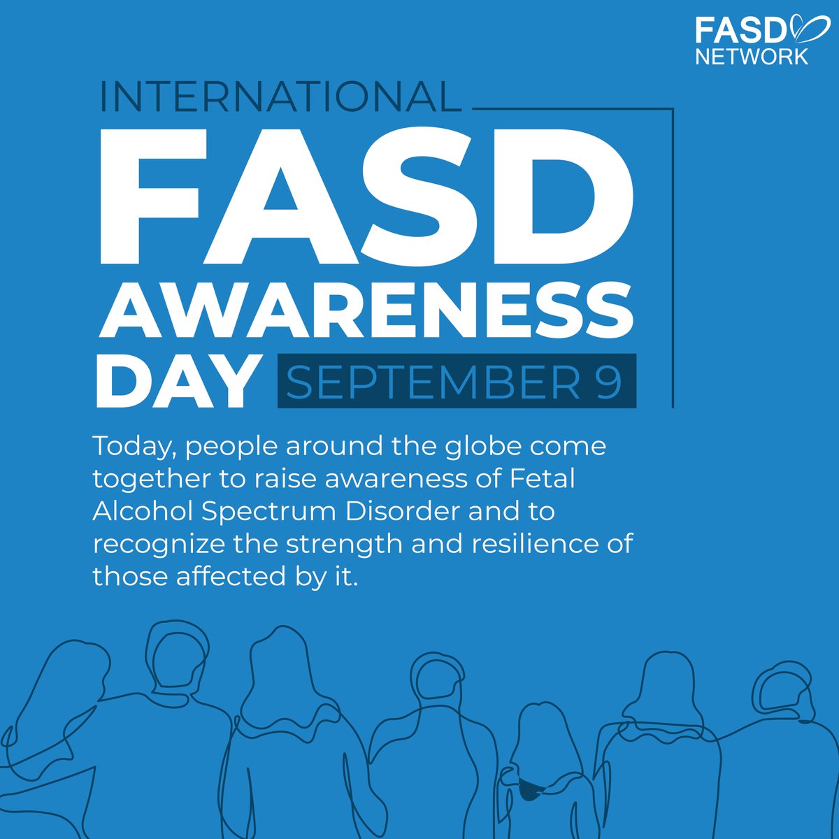 SaskFASDNetwork's tweet image. Today, people around the world unite to raise awareness of Fetal Alcohol Spectrum Disorder (FASD) and to honor the strength and resilience of those impacted by it. 💙

Together, we can break down stigma, support families, and work toward healthier futures.