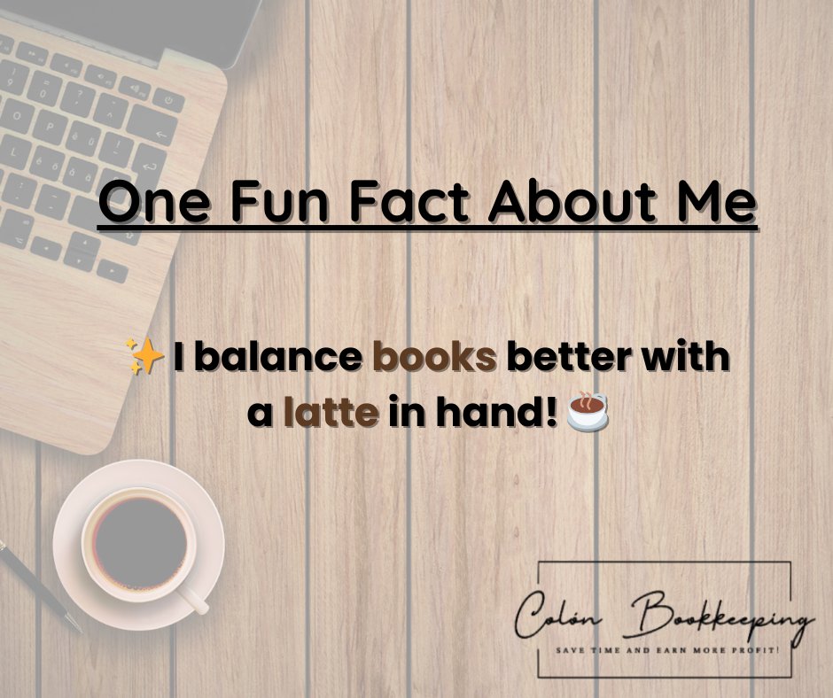 Colonbkpg's tweet photo. Coffee + bookkeeping = my perfect combo. What powers your workday?

#BookkeepingMadeSimple #virtualbookkeeper #CoffeeBreakVibes #PoweredByCoffee https://t.co/hiKTskoa4w
