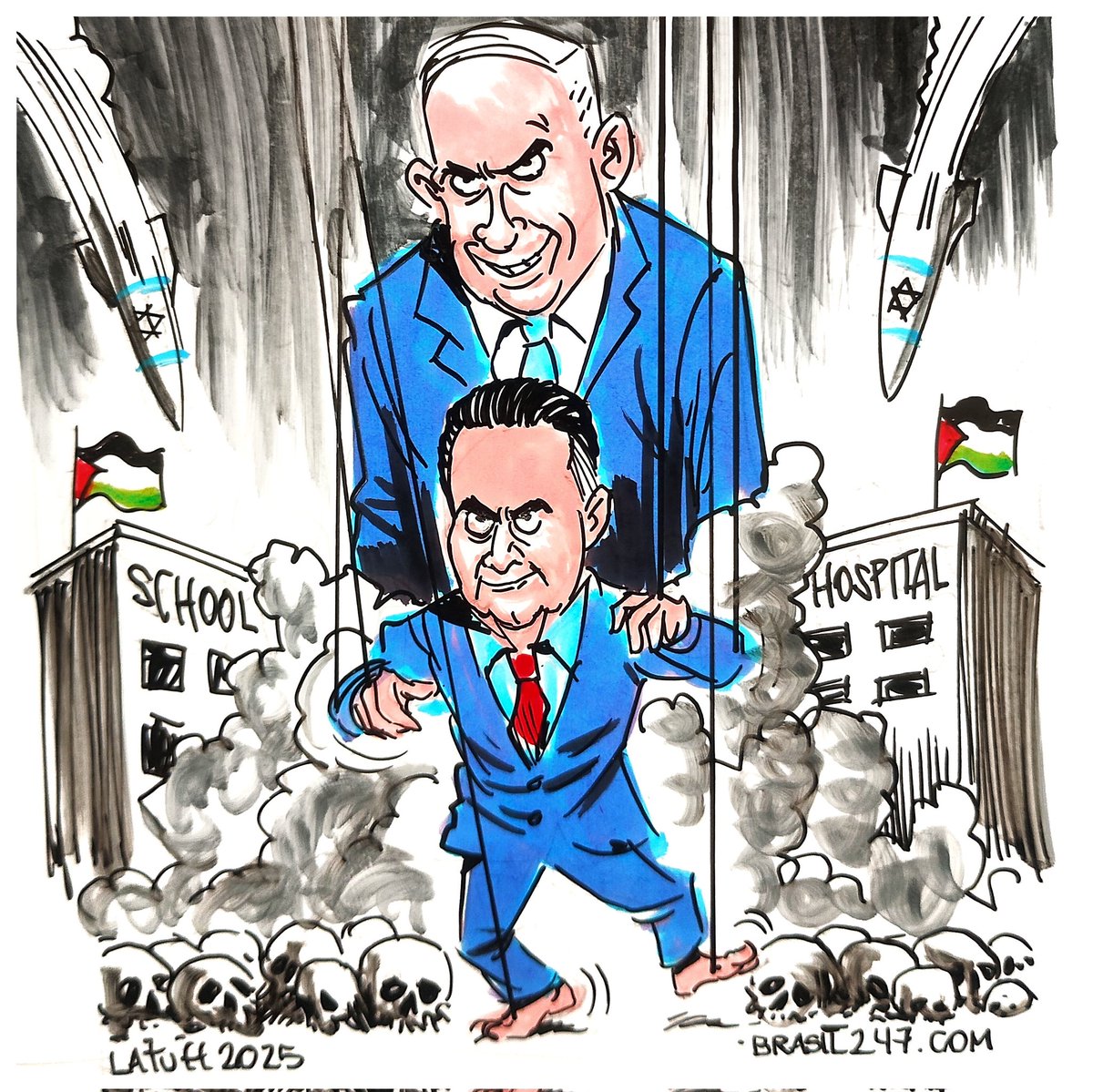 Carlos Latuff (@latuffcartoons) on Twitter photo Resposta ao ministro da defesa israelense Israel Katz <a href="/Israel_katz/">ืืฉืจืื ืโืฅ Israel Katz</a>
<a href="/brasil247/">Brasil 247</a> Resposta ao ministro da defesa israelense Israel Katz <a href="/Israel_katz/">ืืฉืจืื ืโืฅ Israel Katz</a>
<a href="/brasil247/">Brasil 247</a>