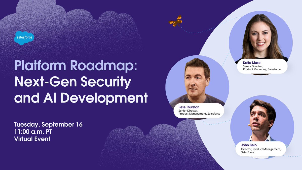 SalesforceforIT's tweet image. 👀 Can&apos;t wait for #DF25? Here&apos;s the official Platform roadmap sneak peek.

Tune in to hear from Salesforce product experts about the newest innovation coming to developers and security professionals in the upcoming #SalesforceRelease. ➡️ sforce.co/3HRvtDy
